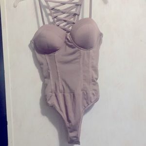 One piece shirt with buttons